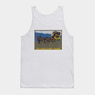 Yellowstone-Park USA Vintage Poster 1910 Tank Top